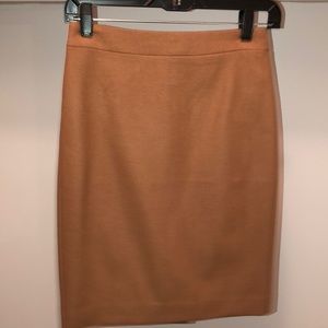 Tan J. Crew pencil skirt- never worn!